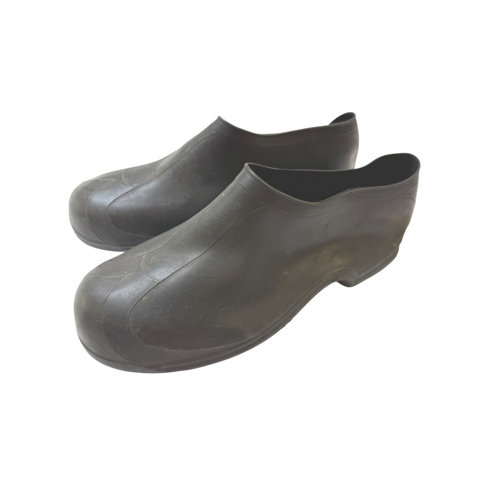 Tingley Medium Black Rubber Slip On Work Shoes Overshoes Men Women USA